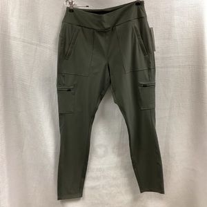 Athleta Green high rise headlands hybird cargo size 14